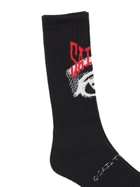 Bavlněné ponožky Saint Michael černé