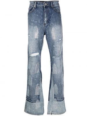 Straight leg jeans distressed Who Decides War blu