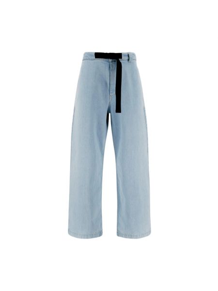 Pantalon large Moncler bleu