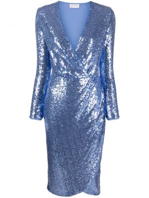 Μίντι φόρεμα Ermanno Firenze μπλε