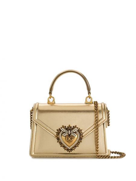 Τσάντα ώμου Dolce & Gabbana χρυσό