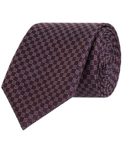 Krawat z jedwabiu Blick, fioletowy