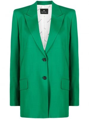 Lang blazer Ps Paul Smith grønn