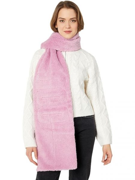 Розовый шарф Ugg