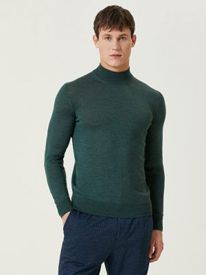 Шерстяной свитер Pal Zileri зеленый