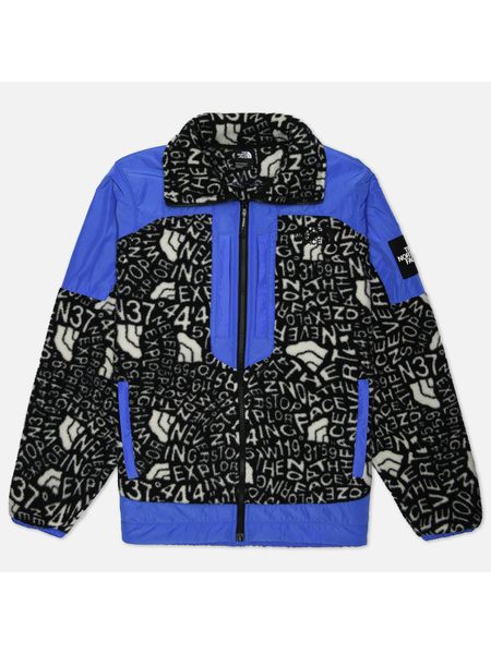 Мужская куртка ветровка The North Face Fleeski Full-Zip Printed, XXL чёрный