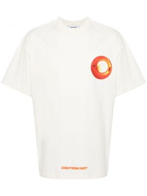 Kokvilnas t-krekls ar apdruku Msgm