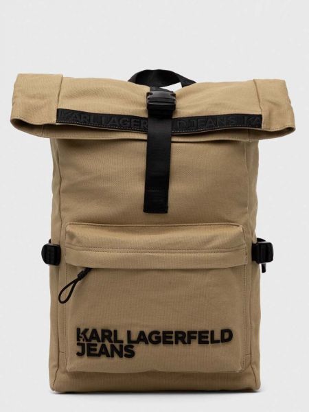 Plecak Karl Lagerfeld Jeans beżowy