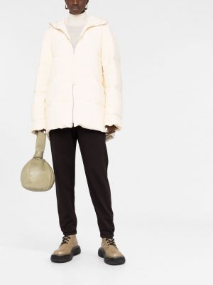 Mantel mit reißverschluss aus baumwoll mit kapuze Jil Sander beige