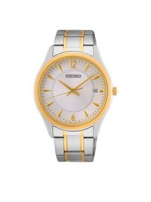 Stříbrné hodinky Seiko