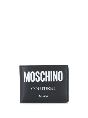 Πορτοφόλι με σχέδιο Moschino μαύρο