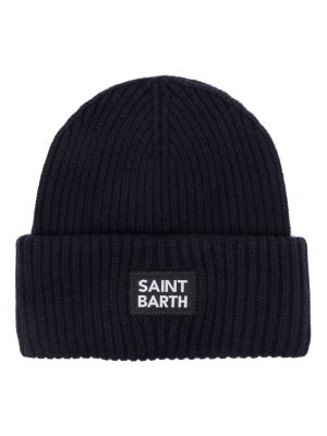 Плетена шапка Mc2 Saint Barth синьо