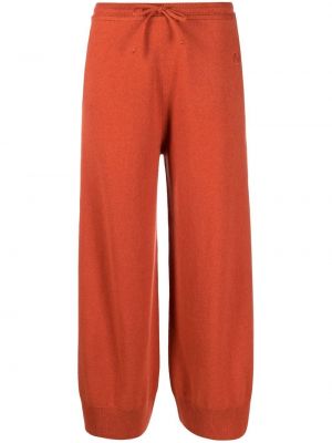 Плетени панталон Stella Mccartney оранжево
