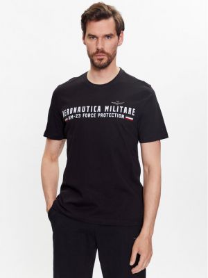 Marškinėliai Aeronautica Militare juoda