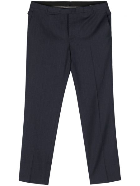 Spodnie w kratkę Corneliani niebieskie