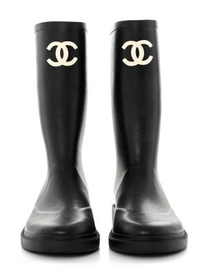 Kurpes Chanel Pre-owned melns
