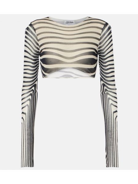 Crop top Jean Paul Gaultier blå