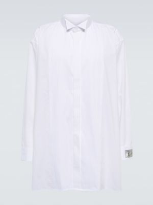 Bavlněná košile s dlouhými rukávy Raf Simons bílá