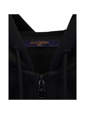 Bluza bawełniana Louis Vuitton Vintage czarna