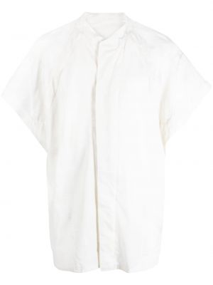 Marškiniai su stovinčia apykakle Julius balta