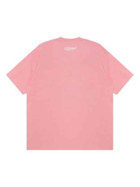 Bavlněné tričko s potiskem Aape By *a Bathing Ape® růžové
