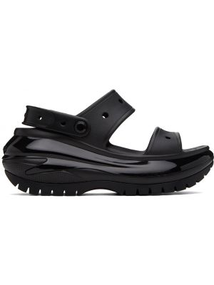 Черные сандалии Crocs