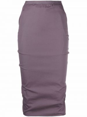 Falda de tubo ajustada Rick Owens violeta