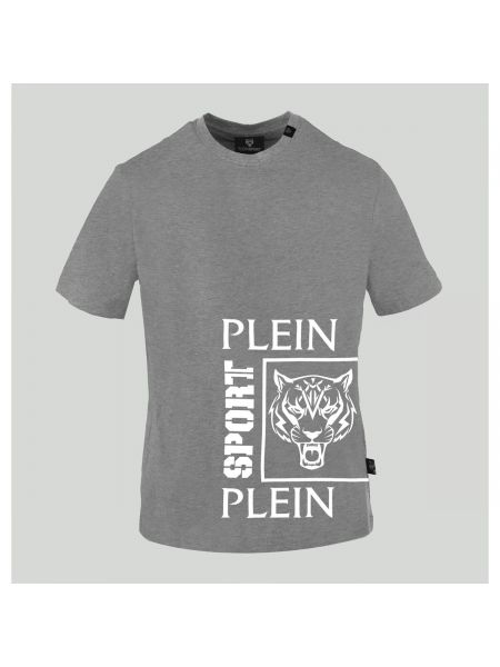 Koszulka z krótkim rękawem sportowa Philipp Plein Sport szara
