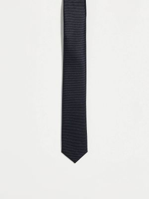 Атласный галстук Asos черный