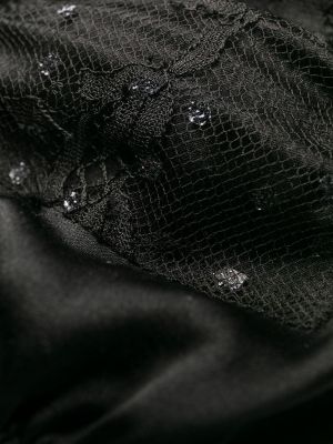 Kalhotky string s perlami Gilda & Pearl černé