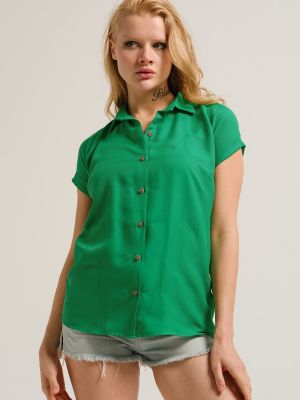 Marškiniai trumpomis rankovėmis Armonika žalia