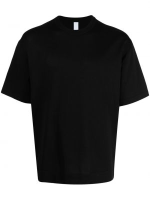 Džerzej tričko s okrúhlym výstrihom Cfcl čierna