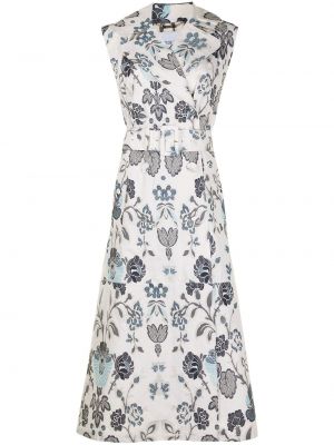 Floral dressvest Erdem hvit