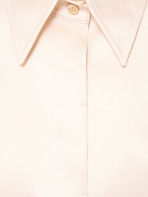 Průsvitná šifonová hedvábná košile Brunello Cucinelli