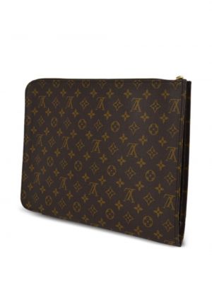Pochette avec poches Louis Vuitton marron