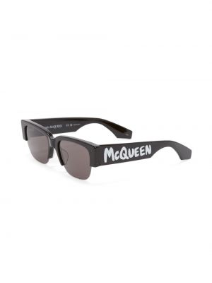 Sonnenbrille mit print Alexander Mcqueen Eyewear schwarz