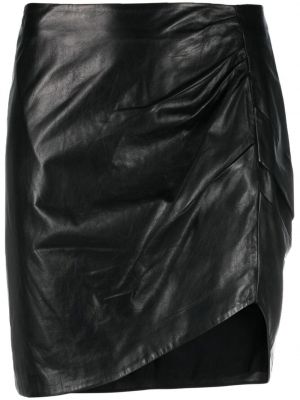 Kožená sukňa Iro čierna