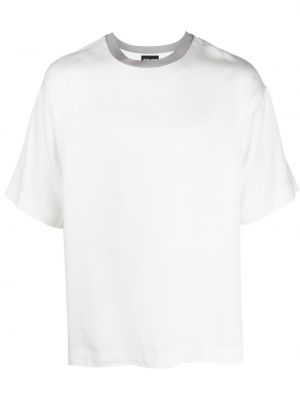 T-shirt avec manches courtes en lyocell Giorgio Armani