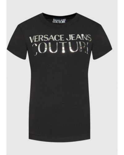 Tričko Versace Jeans Couture, černá