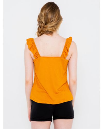 Tričko Camaieu oranžová