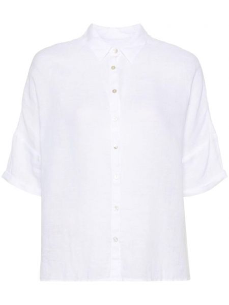 Bílá lněná košile 120% Lino
