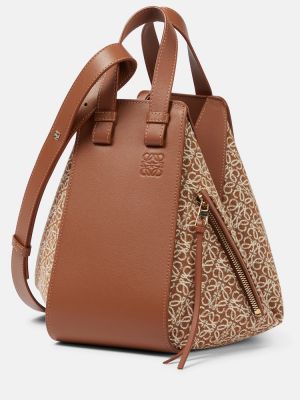 Кожаная сумка Loewe, коричневая