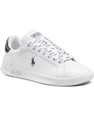 Sneakersy Hrt Ct II 809829824003 Biały Polo Ralph Lauren
