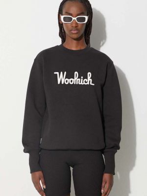 Μπλούζα Woolrich μαύρο
