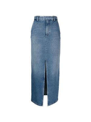 Spódnica jeansowa Armarium niebieska