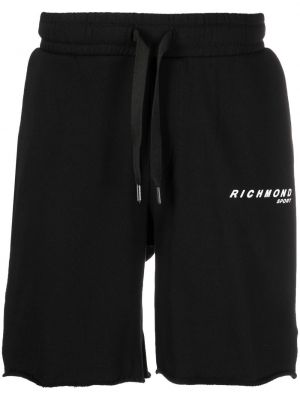 Trykt shorts John Richmond svart