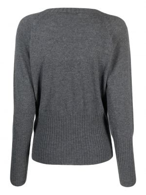 Pull col rond Seventy gris