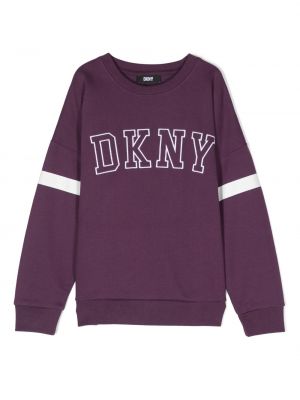 Hættetrøje for piger Dkny Kids lilla