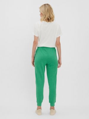 Spodnie sportowe Vero Moda zielone