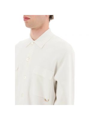 Camisa de seda Agnona blanco